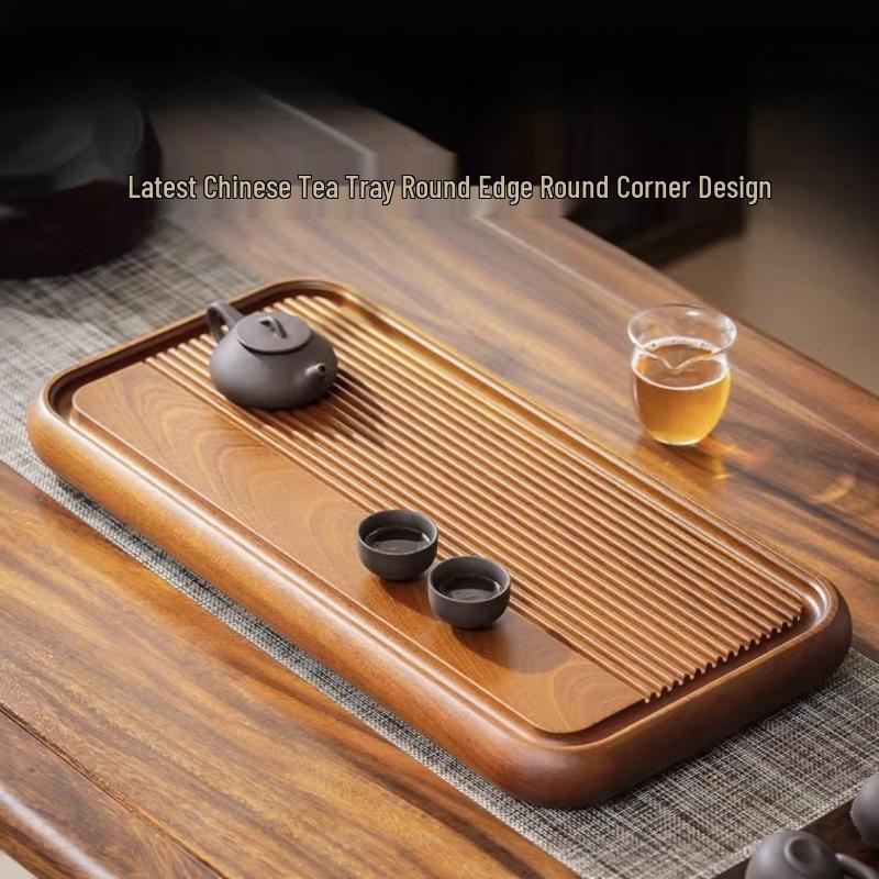 Xihe Thickened Plastic Tea Tray with Drainage Outlet