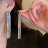 Women Elegant Fashion Snake Bone Chain Knotted Tassel Earrings Show Magazine Style Personalized Women's Jewelry Earrings Gifts