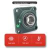 UCF207 Square Flanged Ball Bearing
