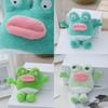 Plush Big Lovable Mouth Frog Bag Hanger Fun Stuffed Animal Keyring For Stylish Presents