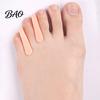 Comfortable Toe Separator 2PCS Gel Separator, Soft Flared Spreader Straightener, Ultra-Thin Non-Slip A-shaped Bunion Corrector, for Overlapping