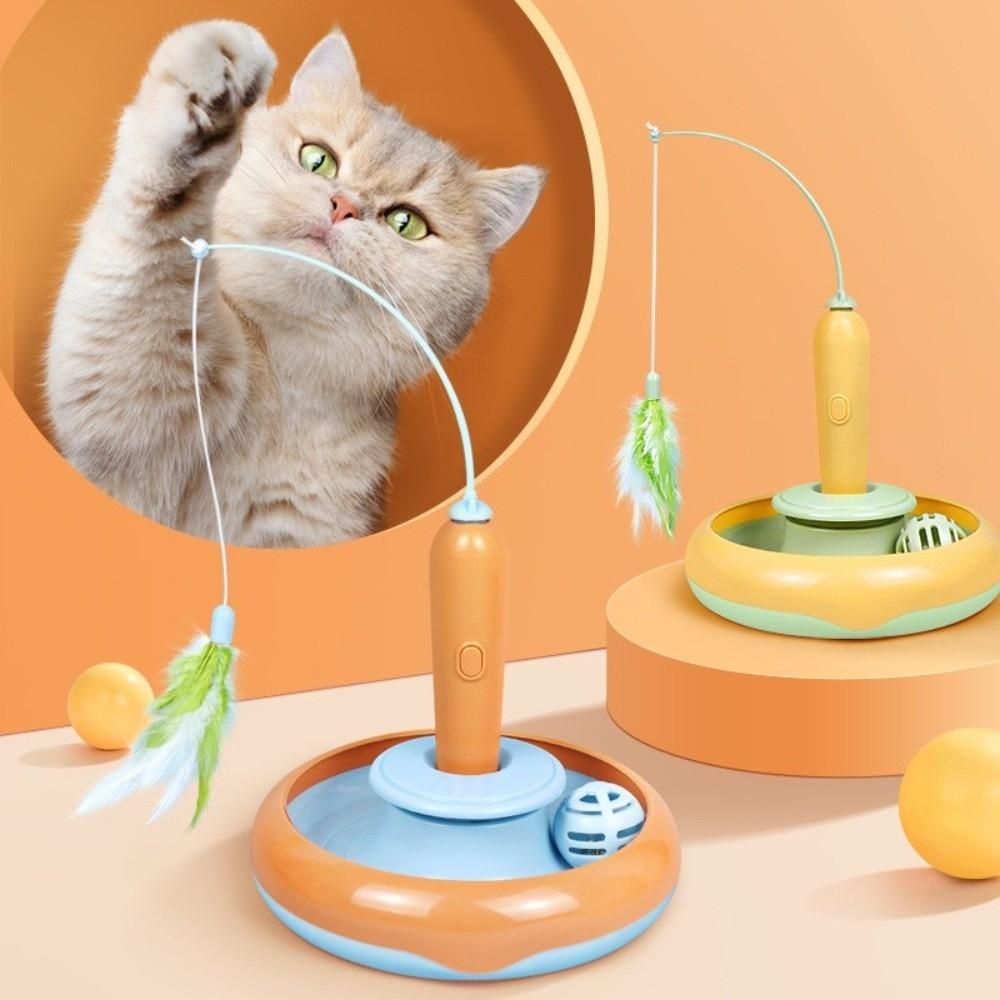 Interactive Pet Electric Cat Toy 360° Rotating Cat Specific Toy  Pet Exercise
