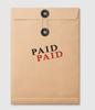Printtoo Paid Self Inking Rubber Stamp Pre-Inked Office Stamp- Home Office Business Stationery, Black- 42 x 9