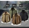 Men's Plus Velvet Double-Sided Lambswool Jacket - Large Size, Winter Warmth Coat