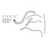 Silicone Radiator coolant Hose Fit For Aprilia Tuareg 660 2022-2025 White