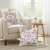 Happy Mothers Day Cushion Cover Natural Linen Organic Fabric DoubleSided Printing Couch Pillow Covers Home Decor