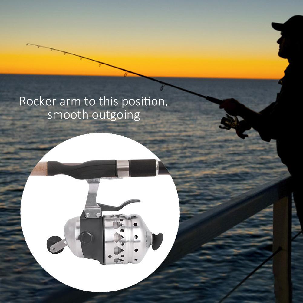 Archery Shooting Fishing Lure Reel Hand Brake Winding Displacement Fish Line Wheel AccessorySP35