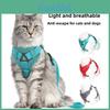 Cat And Dog Pet Chest Harness With Reflective Straps And Breathable Material For Outdoor Walks