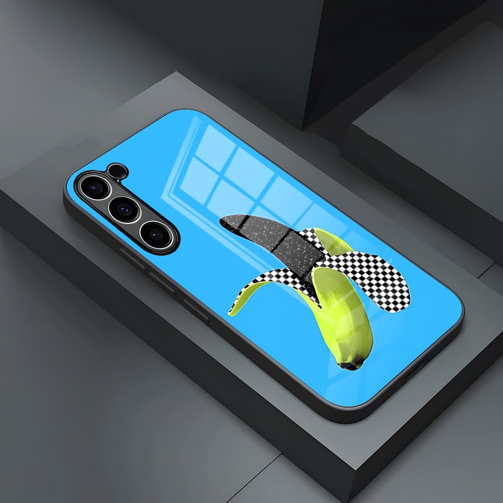 A-Andy W-Warhol Art Banana Phone Case For S25 Ultra Samsung S26 S23 S24 Fe S22 S20 S21 Plus A54 A34 A53 A16 Glass Cover