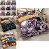 Luxurious Nightmare Before Christmas Duvet Cover With Pillow Cases Bedding Set