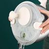6L Salad Spinner Stainless Steel Large Vegetable Washer with PP Lid for Fruit Washer Pasta & Fries Spinner Salad Dryer