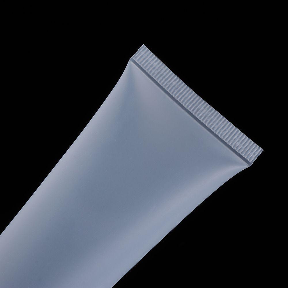 2PCS Matte/Clear Squeeze Containers Travel Size Lotion Packing Cream Tube Shampoo Holder Refillable Bottle