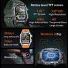 New Multifunctional Big screen Square Outdoor Smart Watch Flashlight Health Monitoring Men's Sports Bracele
