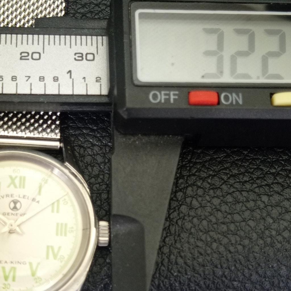 HANDAUFZUG VINTAGE FAVRE LEUBA SEA KING 253 SCHWEIZER HERREN CREMEFARBENES UHRENGEHÄUSE a703730-1