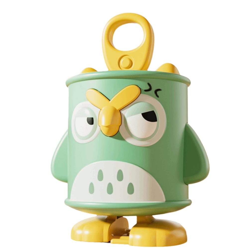 

Pull cord design Cartoon pull-string canned toy Small Animal Canned Animal Toy Crawling Stage зелёный