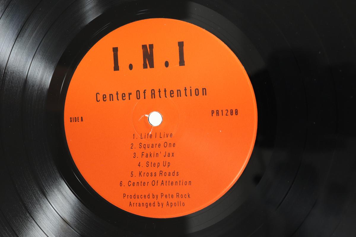 

LP Record INI - Center Of Attention PR1200 NOT ON LABEL 1999 US Rap & Hip-Hop/R&B Used