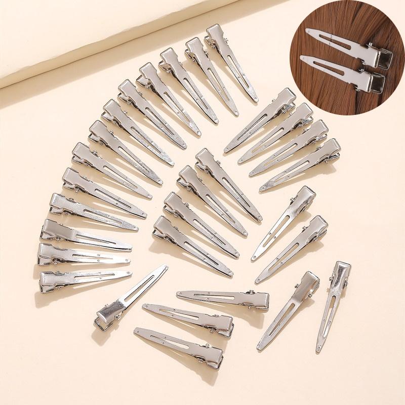 20-50pc Ladies Salon Fixed Hairclip Metal Silver Seamless Hair Pin 4.5cm Stylish Hair Root Fluffy Clips DIY Hairdressing Tools