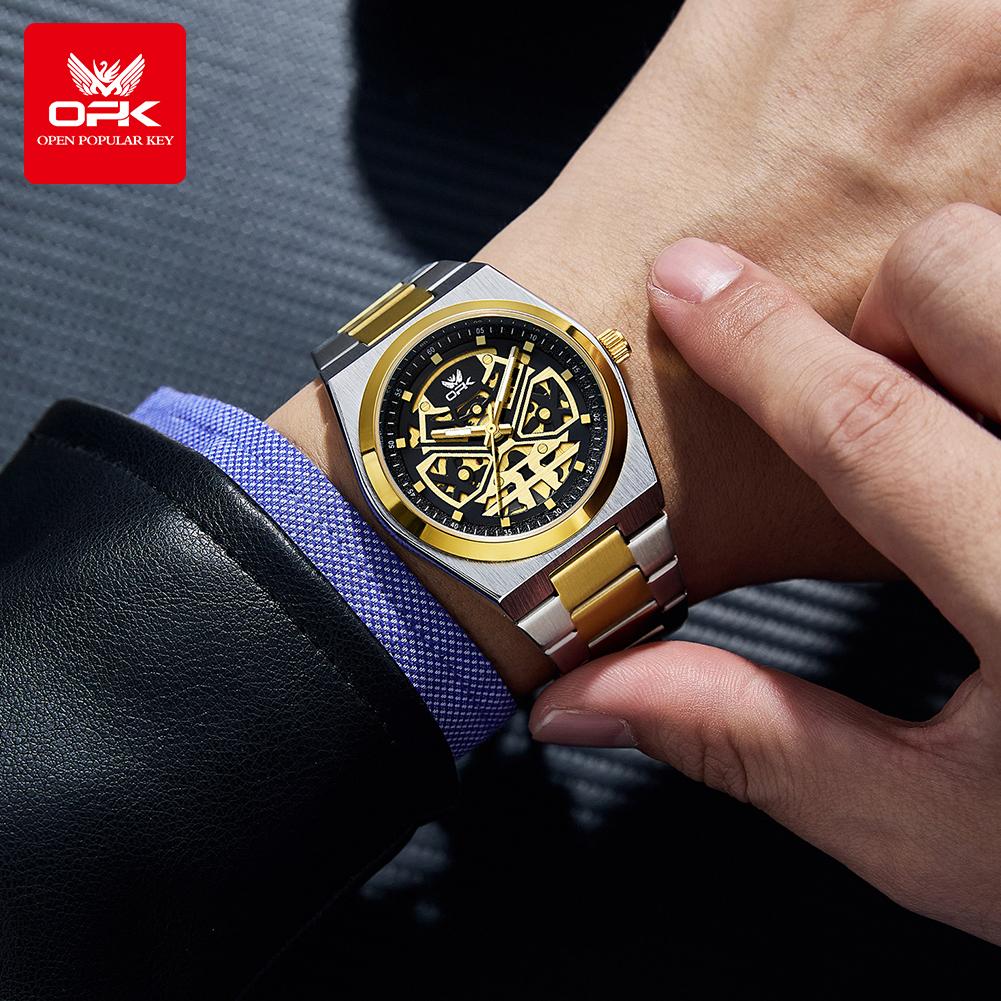 OPK 8188 Men's Watches Luxury Luminous 30m Waterproof Business Man Watch Original Quartz Watch for Man
