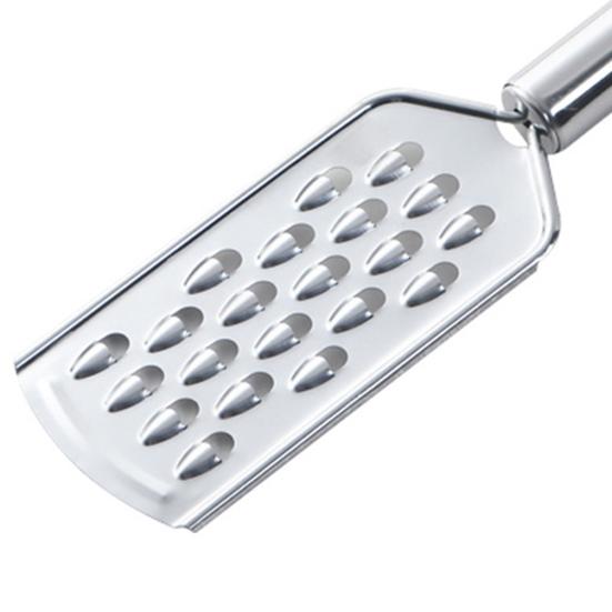 Cheese Grater Mirror Polish Corrosion Resistant Ergonomic Handle Hanging Hole Design Multipurpose Food
