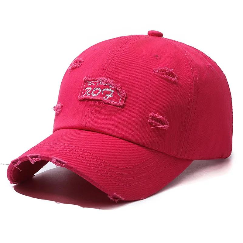 

Distressed Letter Baseball Caps for Women & Men - Spring Fall Outdoor Casual Sun Hat, Fashion Unisex Snapback Adjustable& 8Y