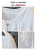 T-shirt da Donna Taglie Forti con Maniche a Tulipano in Seta Ghiacciata - Vestibilità Larga, Modellante, Stampa Estiva