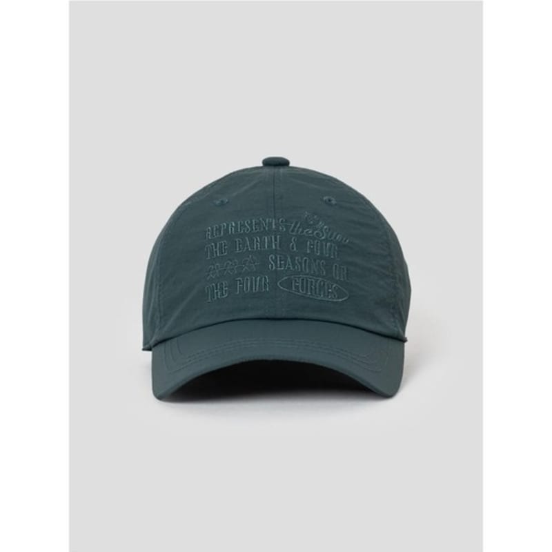 8SECONDS Nylon Tone-on-Tone Letter Ball Cap Green (29578BWY4M)
