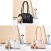 City Style Pu Bag With Stitching Details And Inner Storage For Casual Outings
