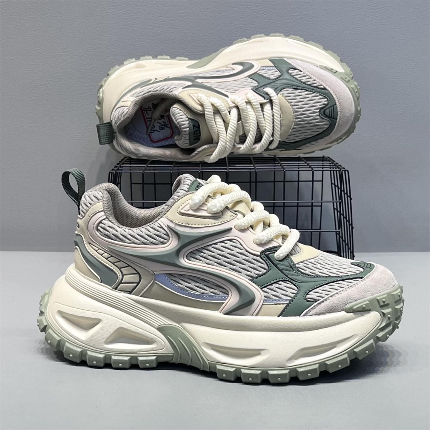 Spring and Autumn new men s shoes platform casual sports shoes high-quality dad shoes 39