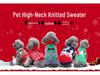 Wan Knitted Christmas Pet Sweater – Warm, Funny Winter Outfit for Puppies