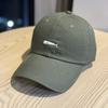 New embroidered soft-top baseball cap for men and women couples versatile face small sunshade cap curved brim dome tide