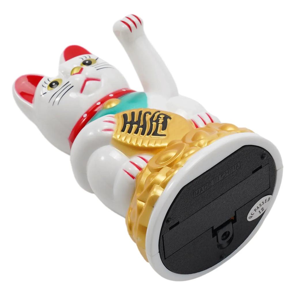 Klassisk Guld Vinkande Lyckokatt Figur Rörlig Arm Kinesisk Välstånd Lycka Feng Shui Hem Hotell Dekor Hantverk