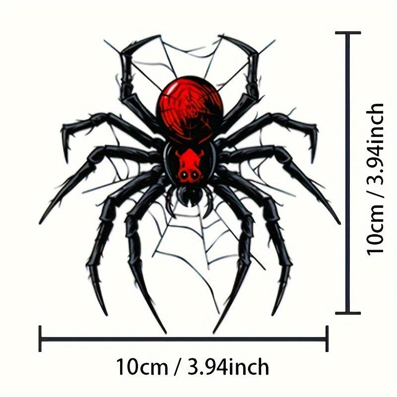 

3D Spider Car Sticker: Cartoon Animal Decoration for Vehicle Modification Spider Sticker чорний
