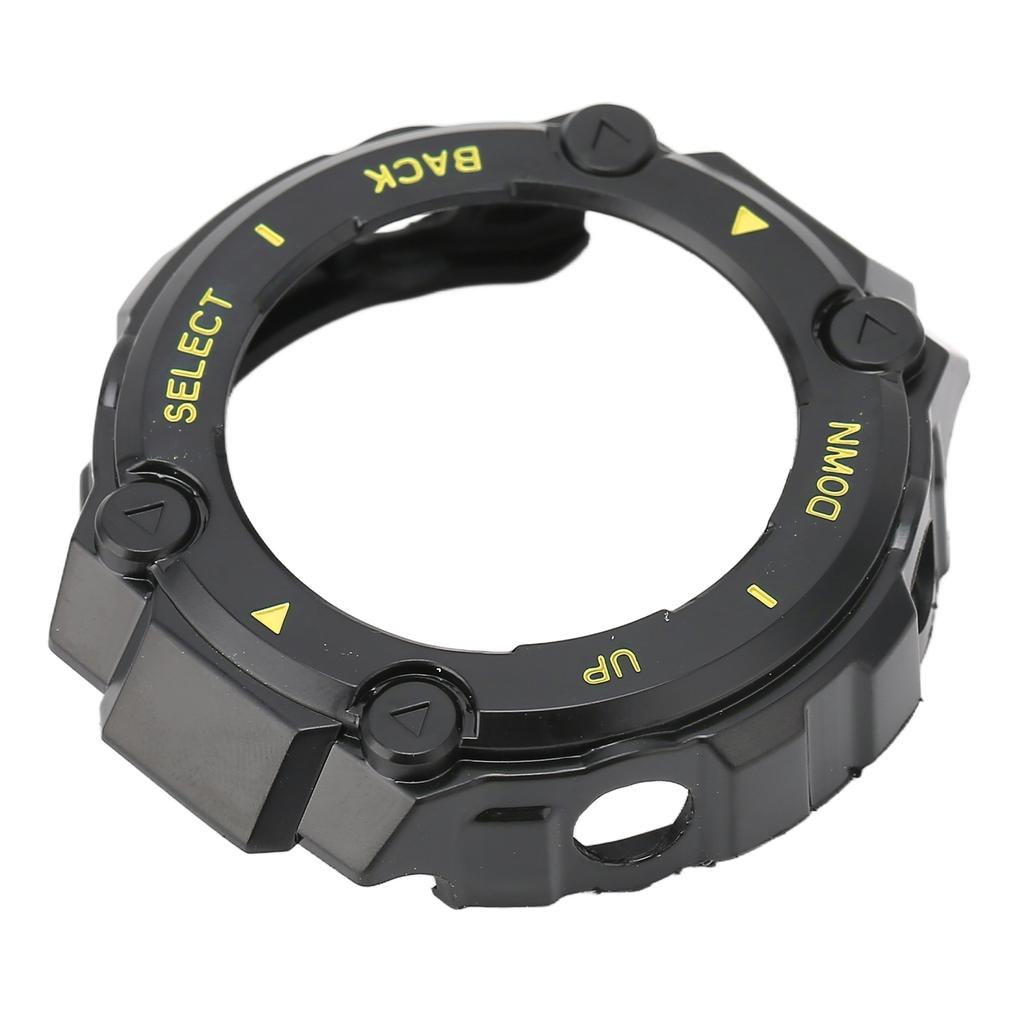 Plastic Protector Cover Case for Watch Bumper Protective Frame(Black White Word )