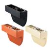 Universal Leather Vehicle Storage Solution For Driver Seat Area Works In Most Cars Stores Phone Sunglasses And Cup