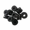 10pcs/set 4.5mm Motorcycle Rubber Grommets Bolt Assortment Kits Fairing Bolts Pressure Relief Cushion Buffer Washer Shock