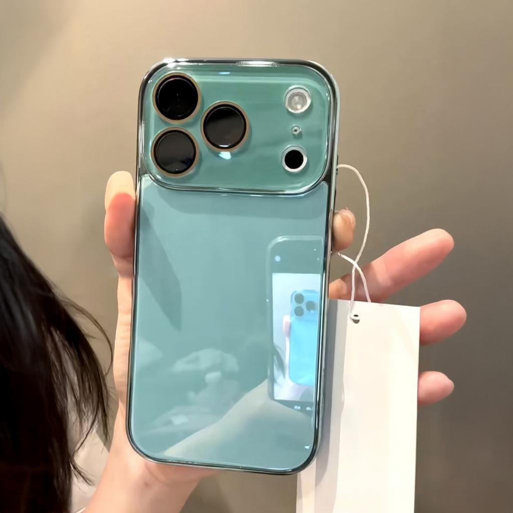 Luxury Tempered Glass Camera Protection Plating Case for iPhone 17 16 15 14 13 12 Pro Max Full Bumper Shockproof Hard Back Cover