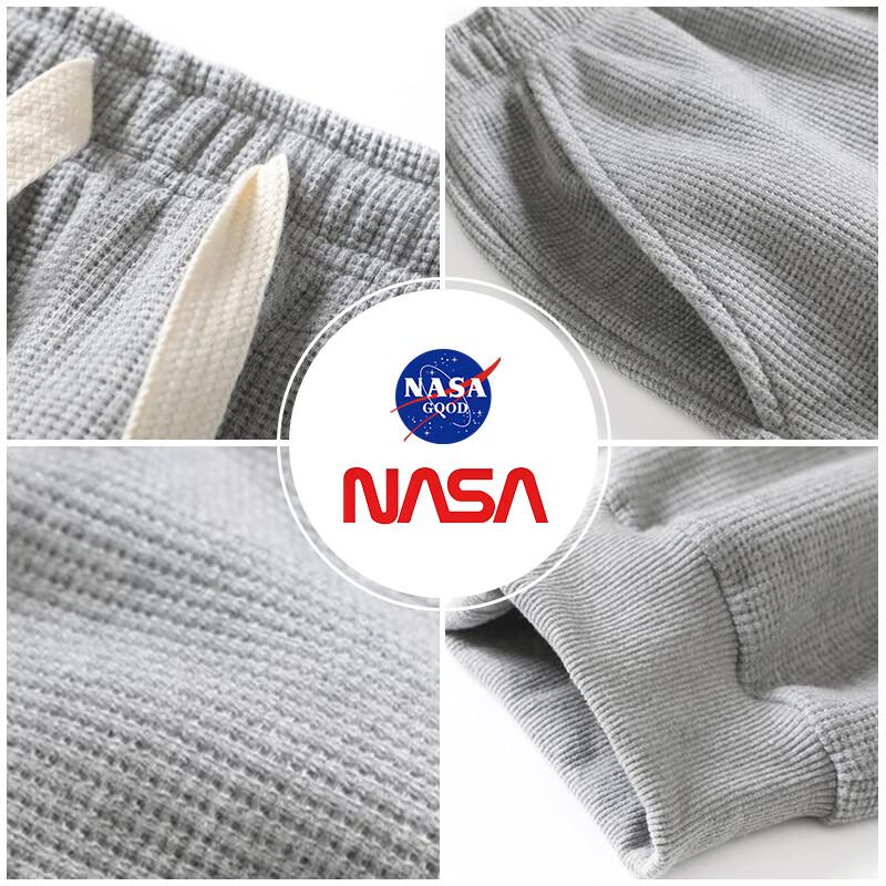 NASA GOOD Men's Waffle Jogger Pants