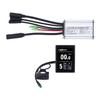 15A Electric Bike Motor Controller with LCD8S Panel Road Bike Fully Waterproof Conversion Kit for 250W Motor