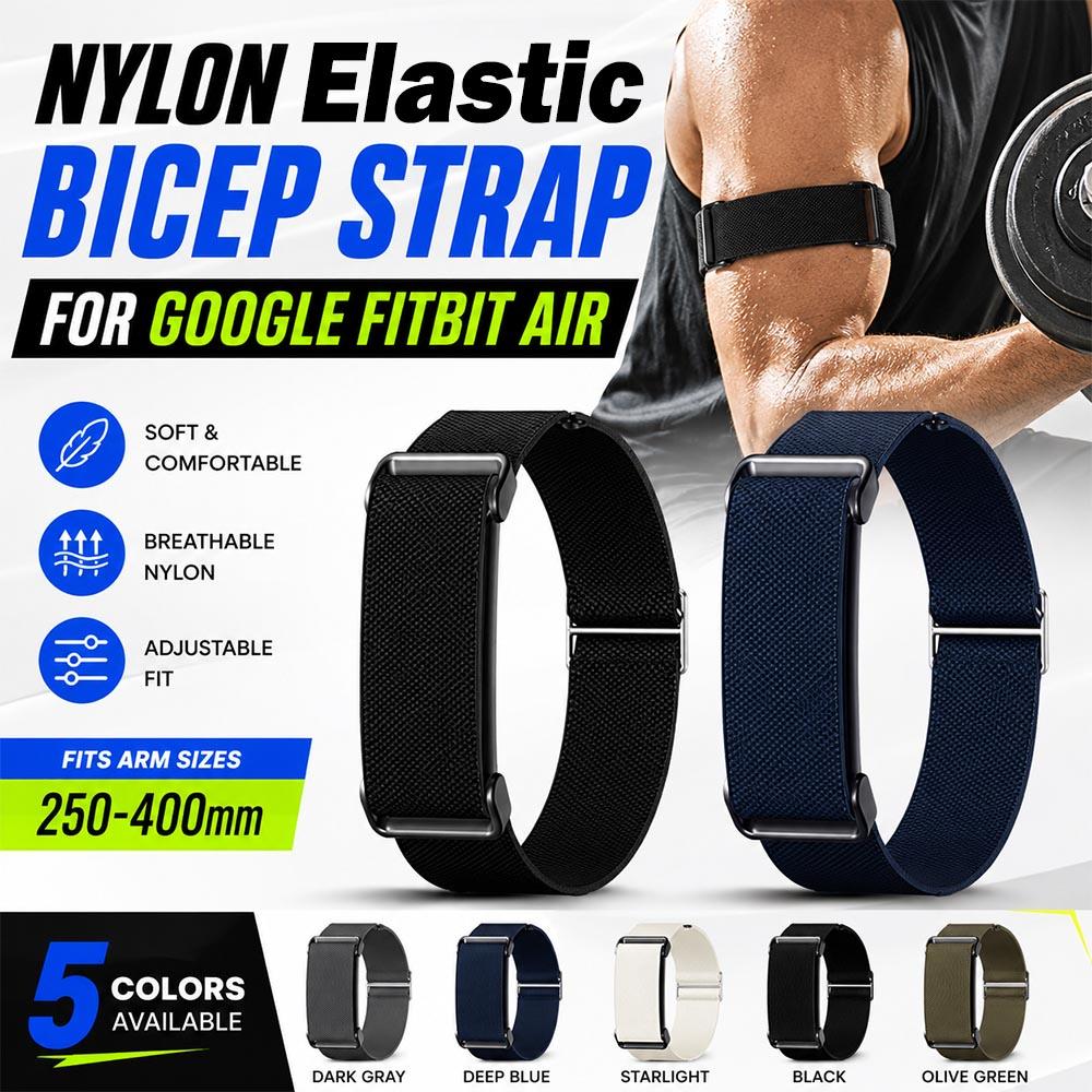 Cinturino per Bicipiti in Nylon Compatibile con Google Fitbit Air Strap Fascia da Braccio Fitness Tracker Cinturino di Ricambio per Fasce Google Fitbit Air