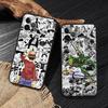 Comics One Pieces Anime Funda For iphone 17 Case For iPhone 16 15 11 12 13 Mini 17 Pro Max 16 Plus 17E 16E Air Case Soft Cover