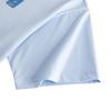 Anta Lifestyle Series Short Sleeve Knitted Shirt Summer T-Shirt Unisex Tops Light-Mist-Blue 972628112-2