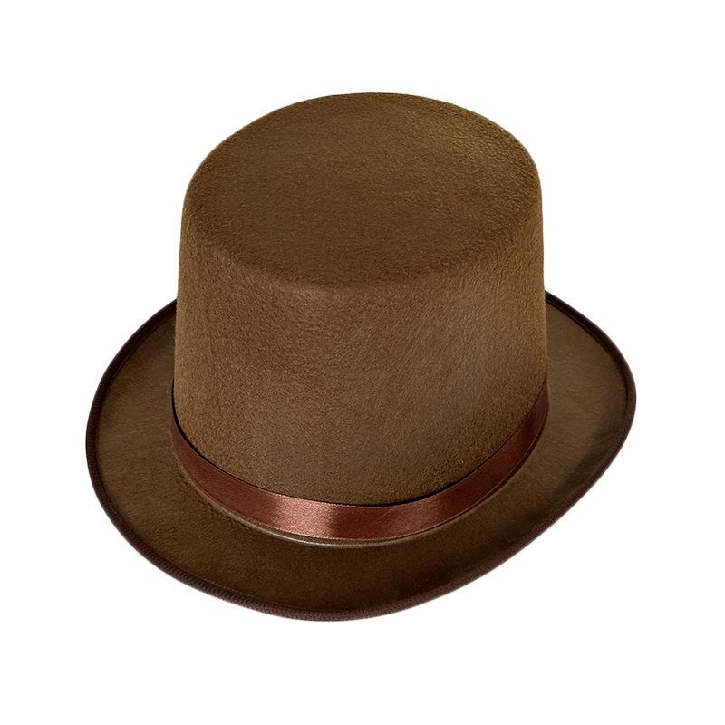 

Детский цилиндр 13 см: Представление, Джаз, Линкольн, Фокусник, Джентльмен, Хэллоуин. Children s 13cm High, Head Circumference 55cm