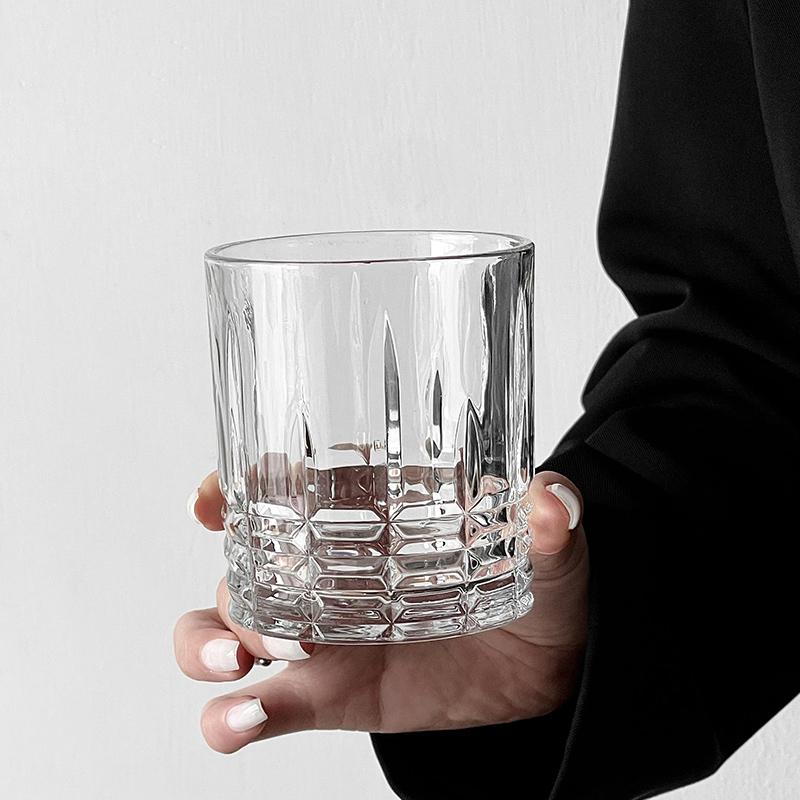 11oz 14oz Wine Glasses Luxury Modern Whiskey Cup Juice Milk Cocktail Drinking Glasses Drinkware Household Party Transparent Cups
