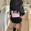 Bow Hand Bag Women's New Girl Versatile Bucket Shoulder Bag Fashion Casual Messenger Bag