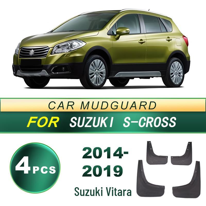 Soft Rubber Mud Flaps for 2014-2019 Suzuki Vitara - No Drilling Required