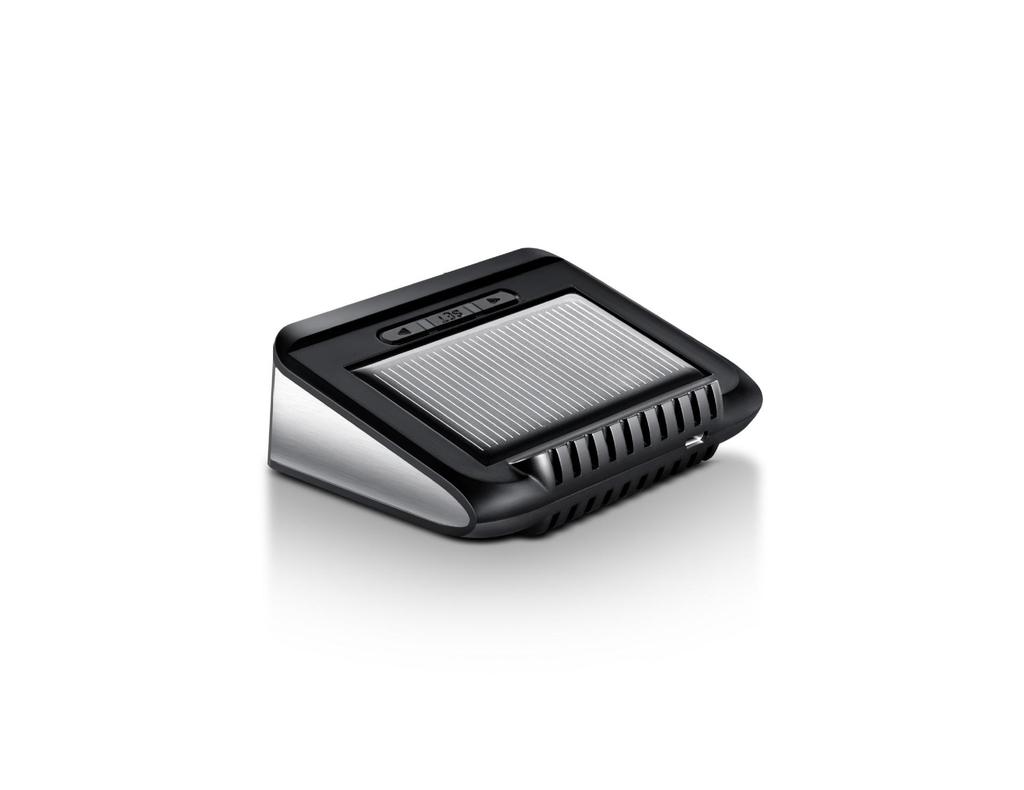 Car Solar Clock with Anti-Drowsiness Alarm, Voice Reminder, Thermometer, and Intelligent LED Lighting