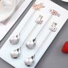 Cute Paintings Cat 304 Stainless Steel Spoon Hollow For Coffee Tea Dessert Spoon Kitchen Tableware Gifts For Students Children