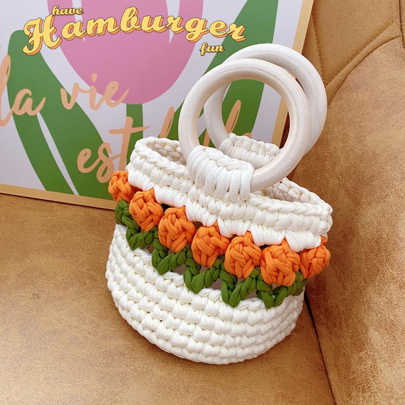 Tulip Hand-Woven Crossbody Bag DIY Kit - Perfect Gift for Your Bestie or Girlfriend