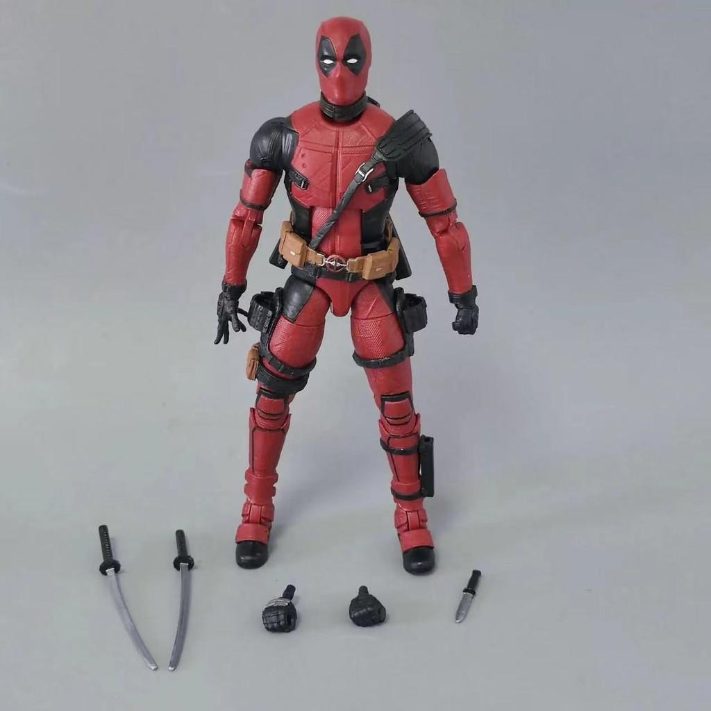 Deadpool Action Figure With Articulated Joints And Movie Accurate Wolverine Suit