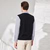 Men's Faux Two-Piece Shirt Collar Knitted Sweater